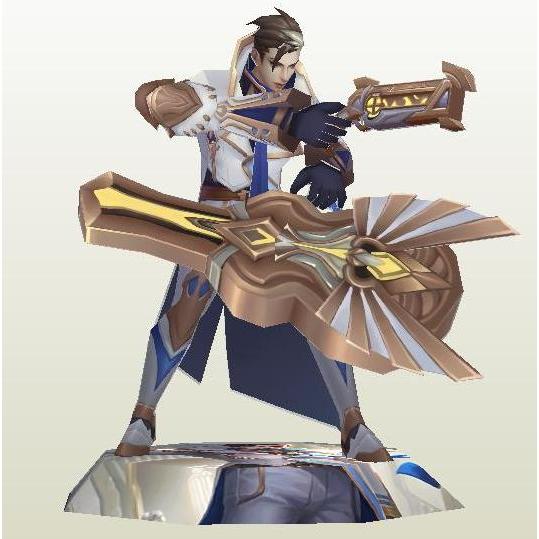 (Mainan Kertas) DIY Papercraft Mobile Legend Granger Lightborn