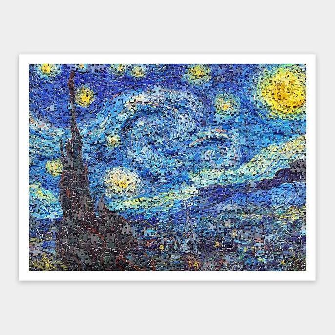 Pintoo Puzzle in Puzzle Van Gogh's Starry Night 1200pcs H2247 FT