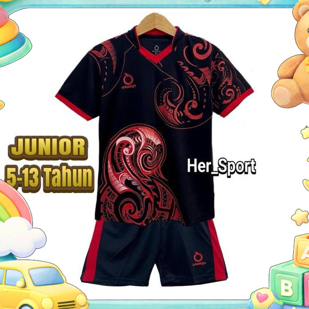 Kaos Futsal Anak Anak / Stelan Jersey Bola / Stelan Kaos Bola Anak / Stelan Jersey / Jersey Anak Out