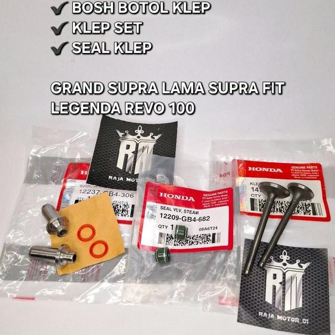 BOSH BOTOL KLEP + KLEP SET + SEAL KLEP GRAND SUPRA LAMA SUPRA FIT LEGENDA REVO 100