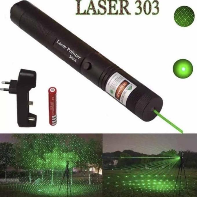 lydiaowbear - laser hijau 303 / green laser pointer 303