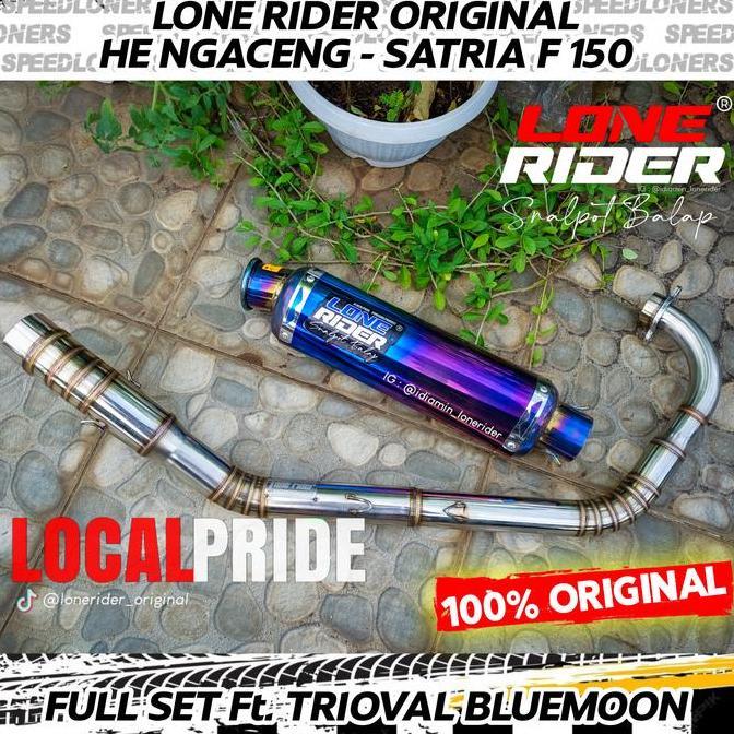 LONE RIDER ORINAL - Knalpot Lone Rider Orinal Satria Fu - HE Ngaceng Slencer Bluemoom SATRIA F