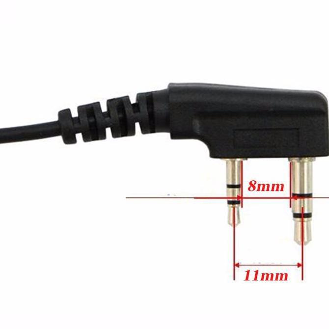 Earphone Ht Fbi / Headset Ptt Ht / Handsfree Ptt Ht Fbi Acoustic Tube