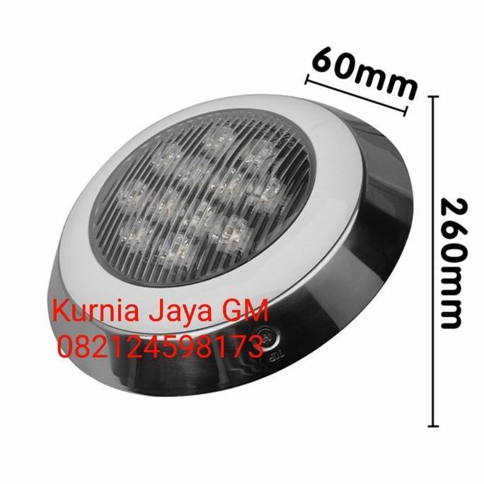 Lampu Kolam Renang Led 12 Watt Dc 12 Volt Stainless Swimming Pool