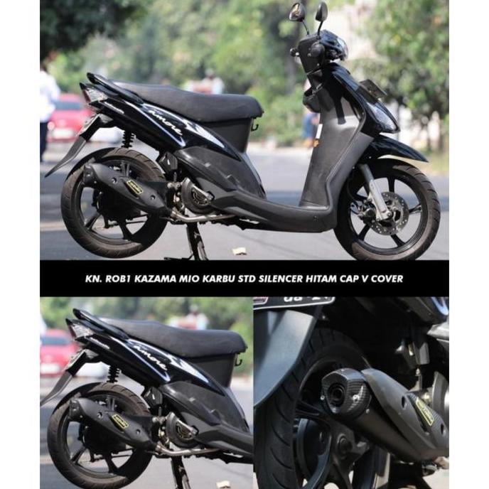 Knalpot Standar Racing ROB1 KAZAMA Mio Sporty Mio Smile Mio Soul Karbu
