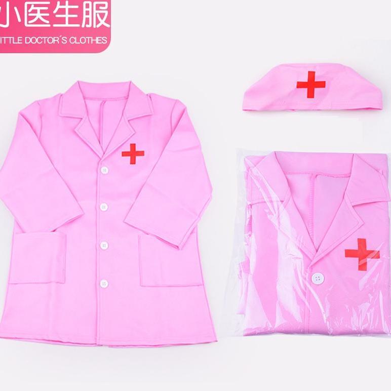 Diskon Baju Dokter Anak Kostum Baju Dokter Kecil Anak Perempuan Profesi Bermain Medical Dokter