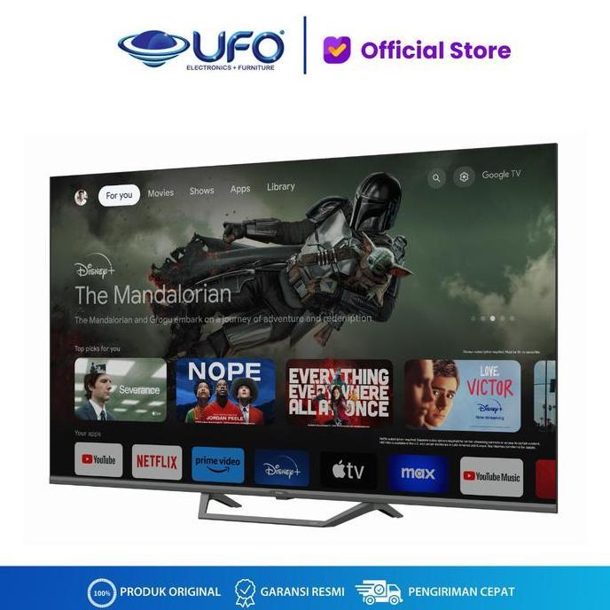 Murah Aqua Tv 55 Inch Google Tv Aqt55S80Eux Qled