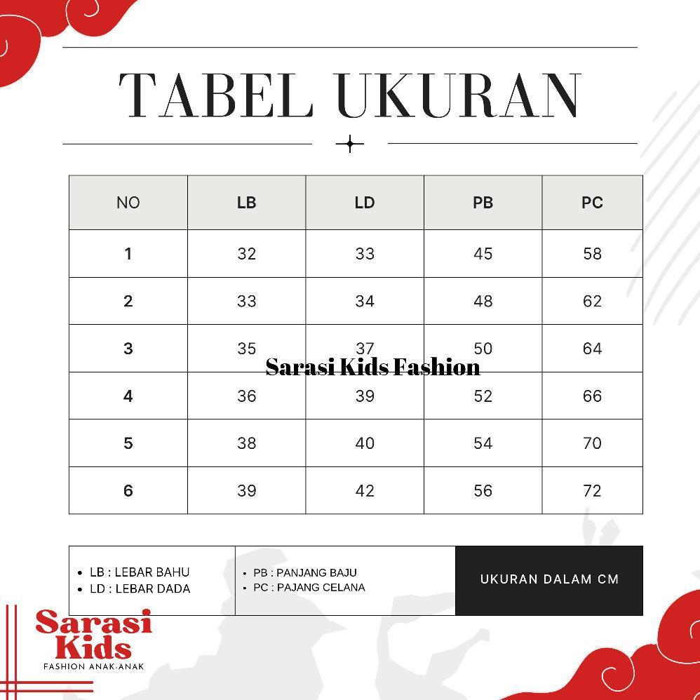 Best Seller Sarasi - Baju Profei Anak - Baju Tni Au Anak Laki Dan Perempuan Kostum Tni Au Baju Pdl T