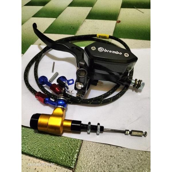 Master Rem Kiri Hidrolik Brembo Stut Kopling Selang 130 Cm Clutch Pump Handle Kopling Set Universal 
