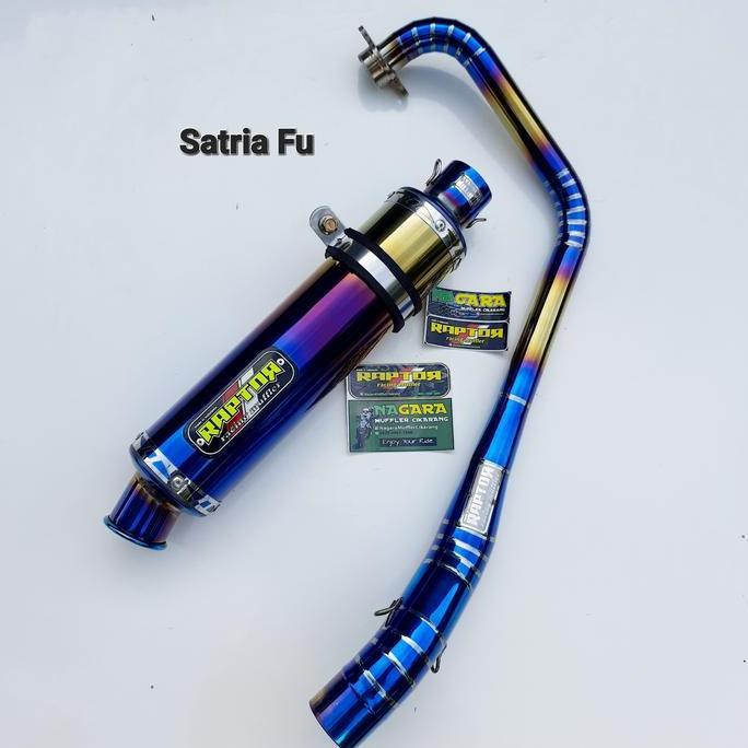 Knalpot Racing Bluemoon Satria FU Karbu Orinal Raptor