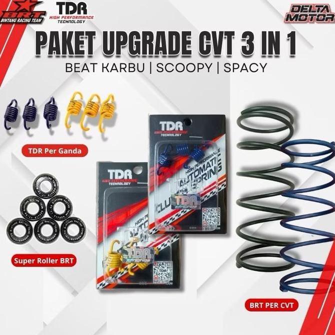 PAKET UPGRADE KIRIAN CVT BRT BEAT KARBU SCOOPY SPACY LAMA