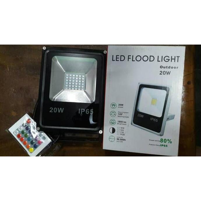 Lampu Led 20W Rgb Warna Warni Lampu Disco 20 W Led Sorot 20 Watt Rgb