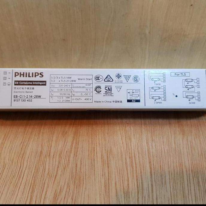 Ballast / Trafo T5 2 X 28 Watt Philips Eb-Ci-1-2 14-28 Watt