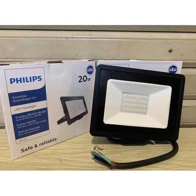 Lampu Sorot Led Philips Bvp132 / Led Floodlight 20W / 20Watt / 20 Watt