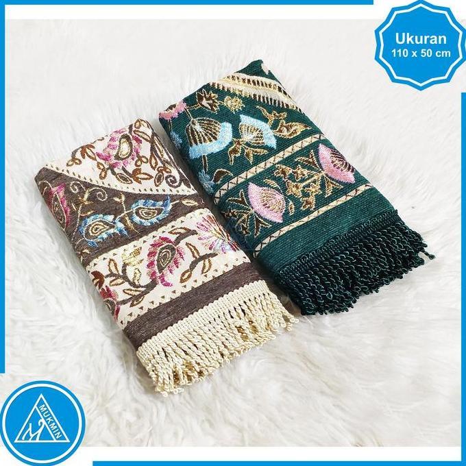 TERLARIS SEJADAH TRAVELING MOTIF BUNGA MADE IN TURKIYE TURKEY | SEJADAH TIPIS TURKI