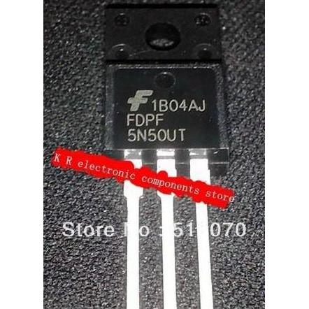 Murah (1) FQPF5N50 FDPF5N50 FQPF FdPF 5N50 500V 5A N-Ch MOSFET TO-220F jwelek70