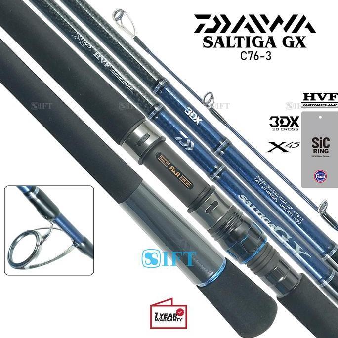 HARGA DISC - Joran DAIWA SALTIGA GX C | Fuji SiC + Seat | Popping Casting Laut [23]