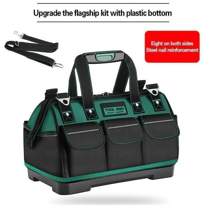 Ready Tas Perkakas Waterproof Tool Bag 13/14/16/18 Inch Kain Oxford Tebal Tas Alat Perkakas Kuat Tas