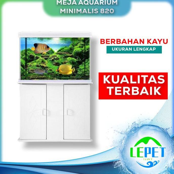 TERLARIS LEPET MEJA AQUARIUM MINIMALIS 820 / KABINET AQUARIUM / MEJA AQUASCAPE / AKUARIUM CABINET / 