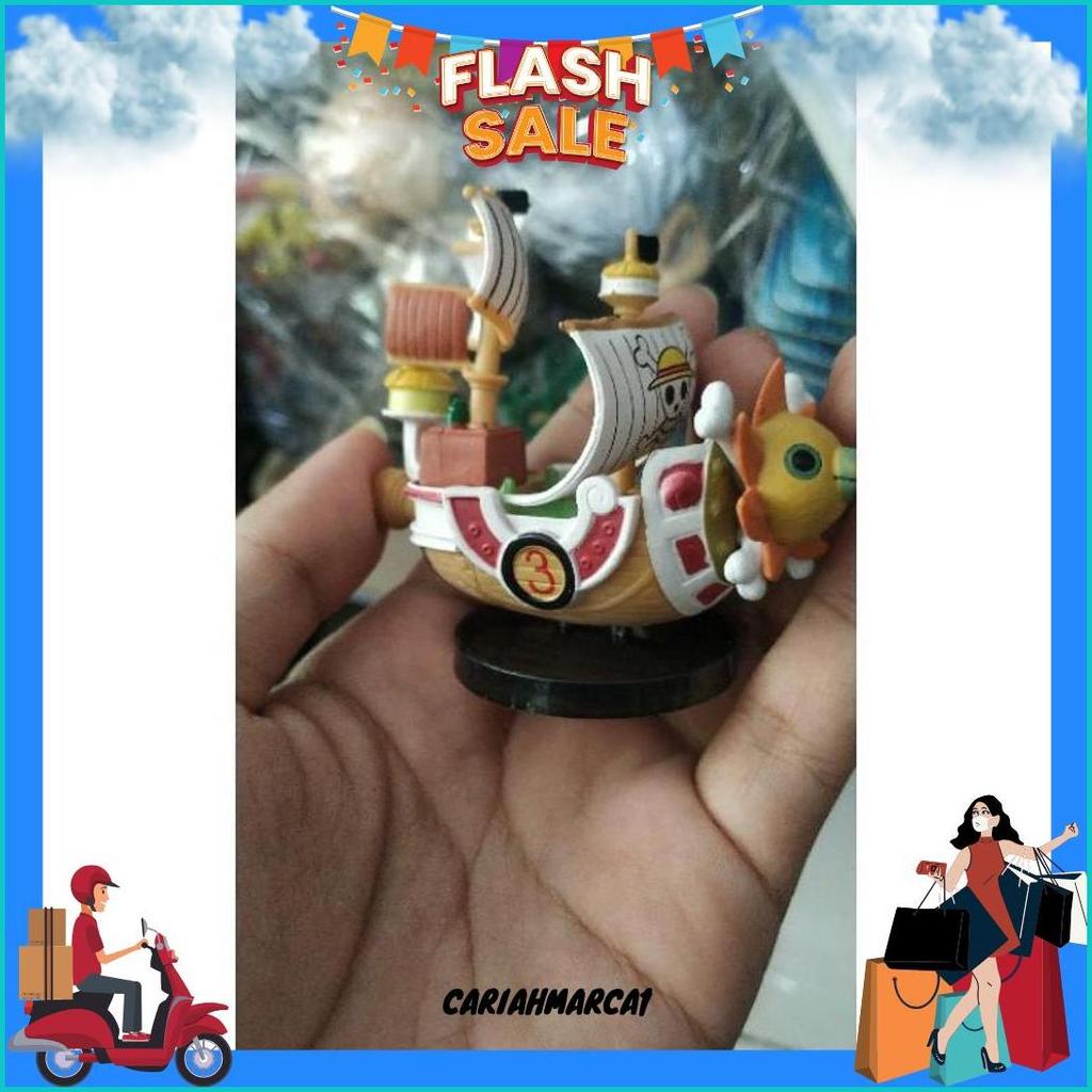 Miniatur Figure Kapal One Piece Luffy Topi Jerami Sunny Go Grade A