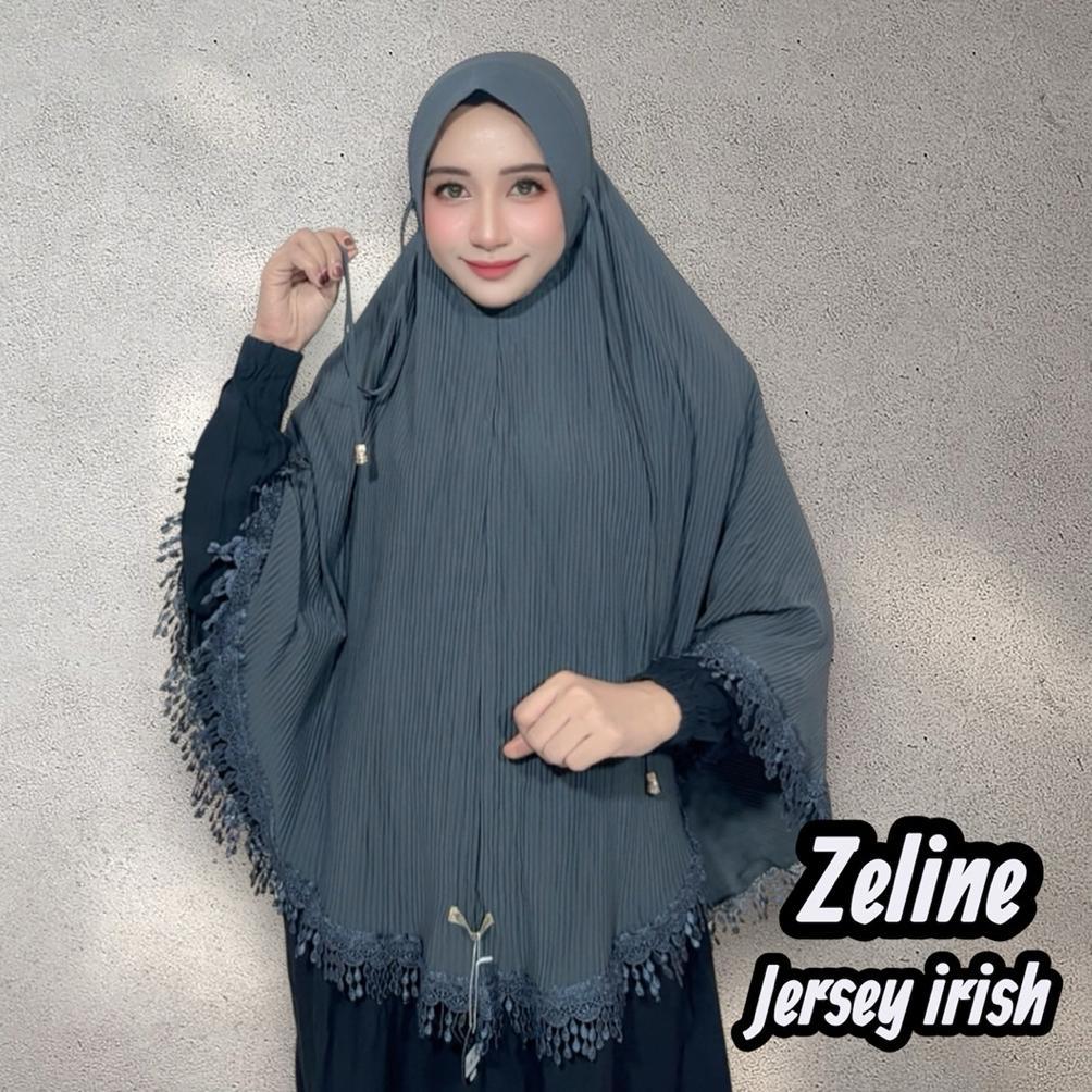 Hijab Instan Jumbo Zeline Bergo Pet Tali Jersey Irish Plisket Renda Tetes Hujan By Alfaezya Hijab Wa