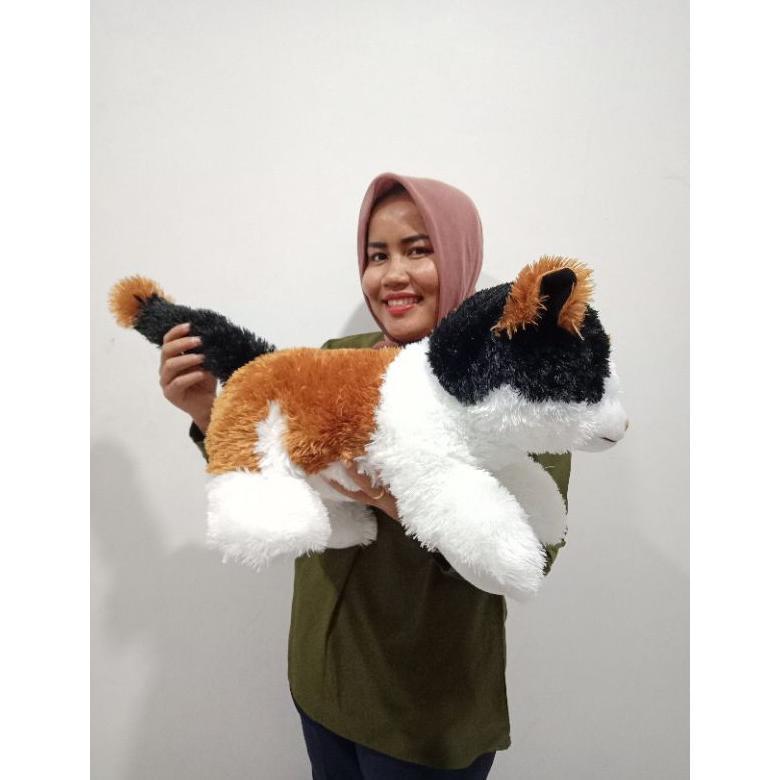 Termurah  Boneka Kucing / Kucing Belang Esmeralda | Boneka Kucing Ekstra Jumbo