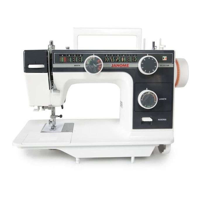 Mesin Jahit Semi Portable Janome L-395F / L 395F Body Full Besi