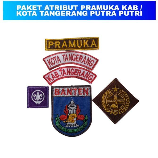PAKET BET BORDIR ATRIBUT PRAMUKA KAB/KOTA TANGERANG PUTRA PUTRI