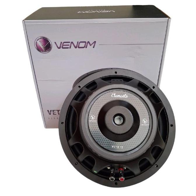 Indahshopseller - Subwoofer 12 Inch Venom Elemento Veto 12 Subwoofer Venom Veto 12