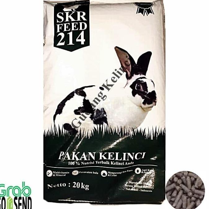 Makanan/Pelet Kelinci SKR 214 1 karung 20kg