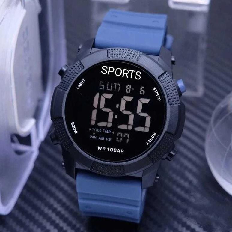 STOK TERBATAS [TM] JAM TANGAN PRIA DIGITAL SPORTY- OLAHRAGA TAHAN AIR OUTDOOR  ORIGINAL TALI RUBBER 