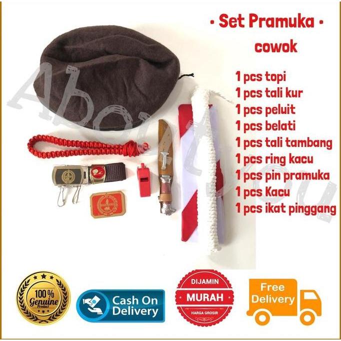 PROMO SET PRAMUKA Lengkap Peralatan Pramuka Lengkap SD SMP Pramuka Set