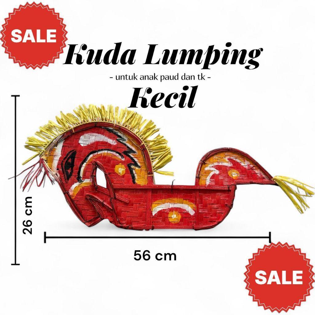 Mainan Tradisional Kuda Lumping Bonus Pecut / Kuda Lumping + Cambuk / Pecut