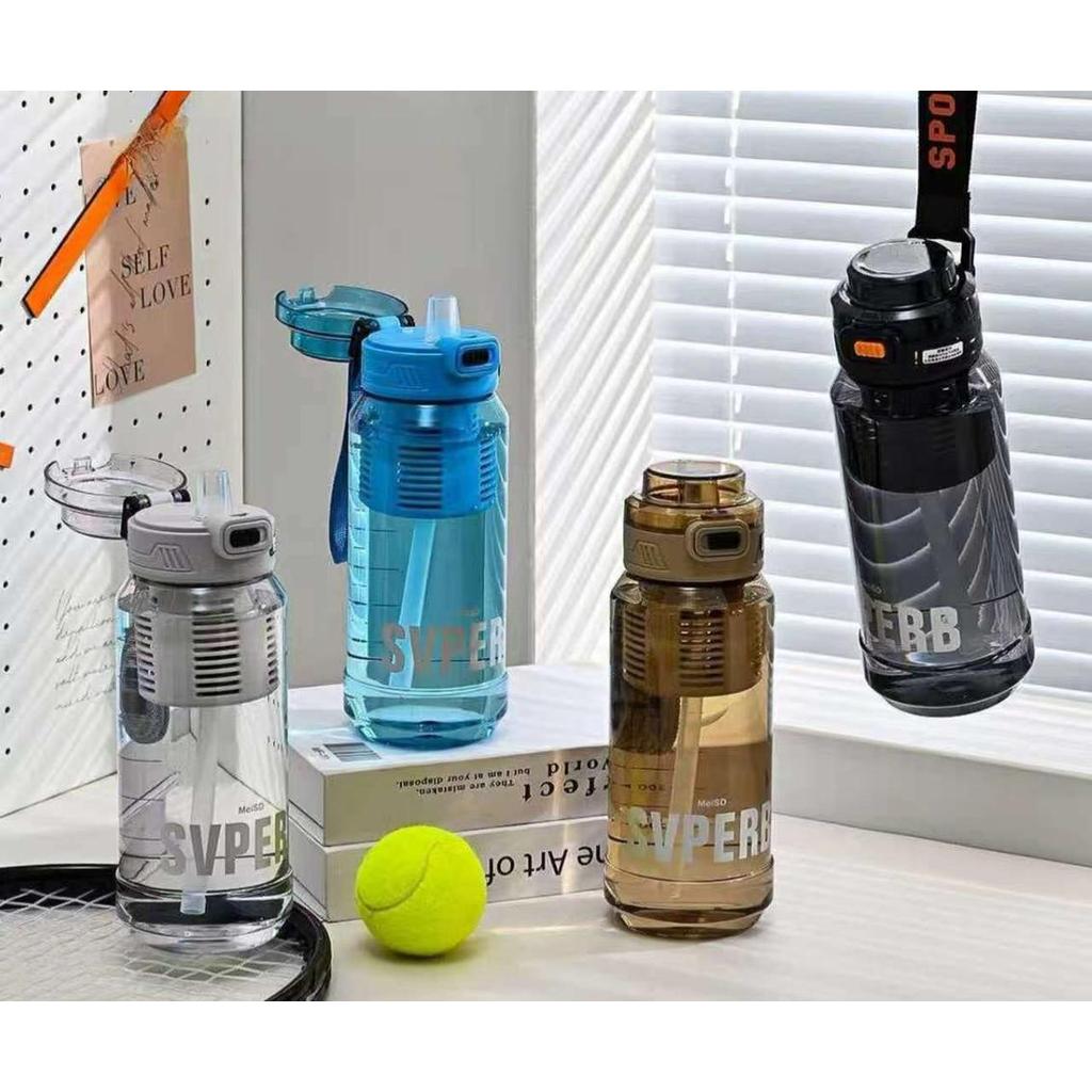 BOTOL MINUM 1 LITER PORTABLE CUP BPA FREE / BOTOL OLAHRAGA KANTOR SEKOLAH PORTABLE 1LITER 3865