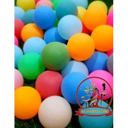 50 Pcs Bola Pingpong Beer Pong Warna-Warni Dekorasi Bola Undian