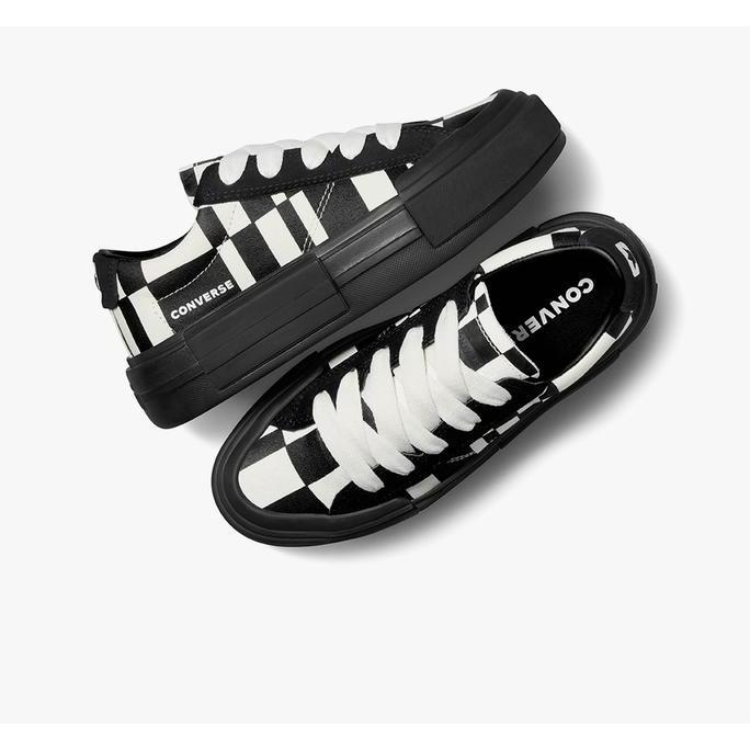 Sepatu Sneakers Unisex Converse CT AS Ox Cruise Checkered Black Egret Black Original A08790C