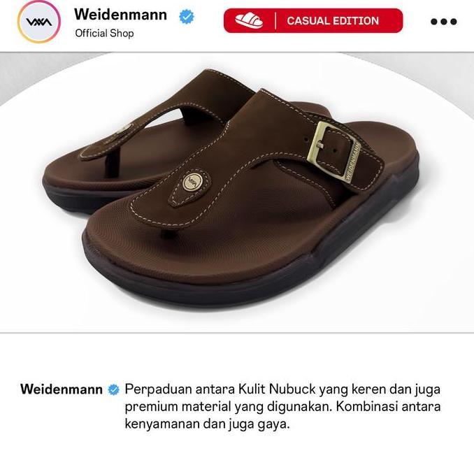 Weidenmann BZ 801 Sandal Kulit Kasual