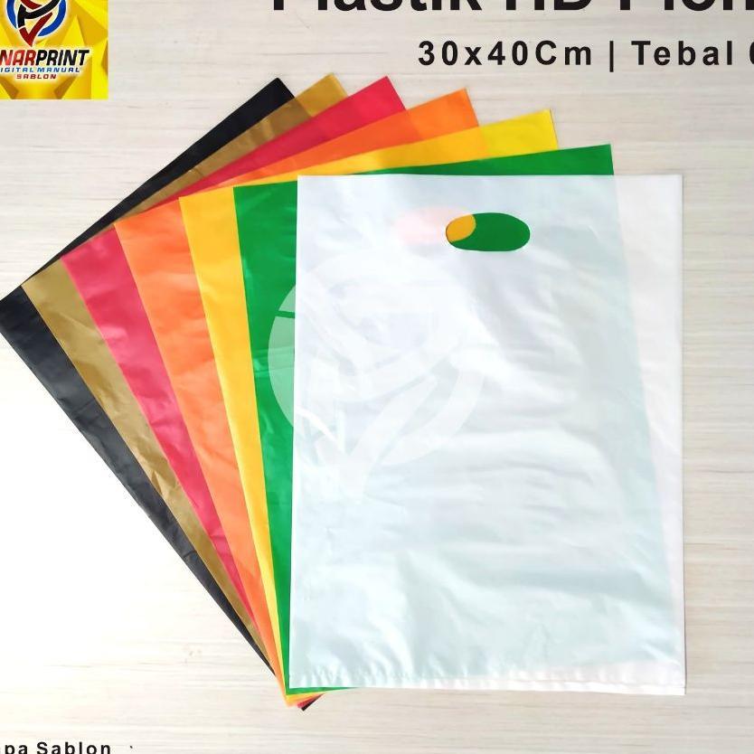 Plastik Hd Plong Polos 30X40 Tebal Packing Olshop Kemasan