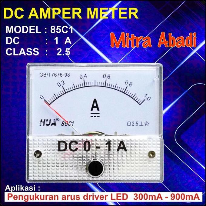 Amperemeter ANALOG DC 1A/1000 mA