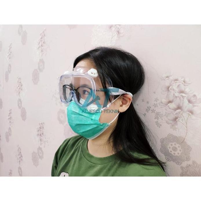 SAFETY GOGGLE PRO - KACAMATA MEDIS ANTI FOG APD