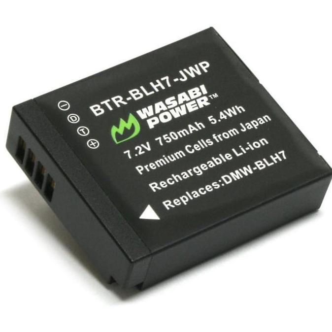 TERBARU - Wasabi Power Battery for Panasonic DMW-BLH7 DMW-BLH7E DMW BLH7 BLH7E Lumix DC GX800 GX850 