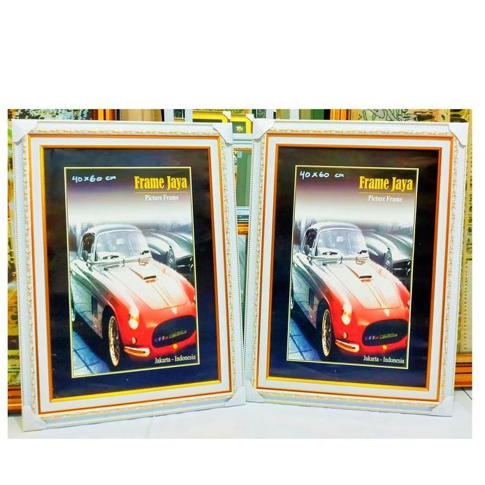 Frame Jaya Bingkai Foto Double Frame Mewah Ukuran Besar 40x60 Cm Bahan Polyester Anti Rayap Cocok Un