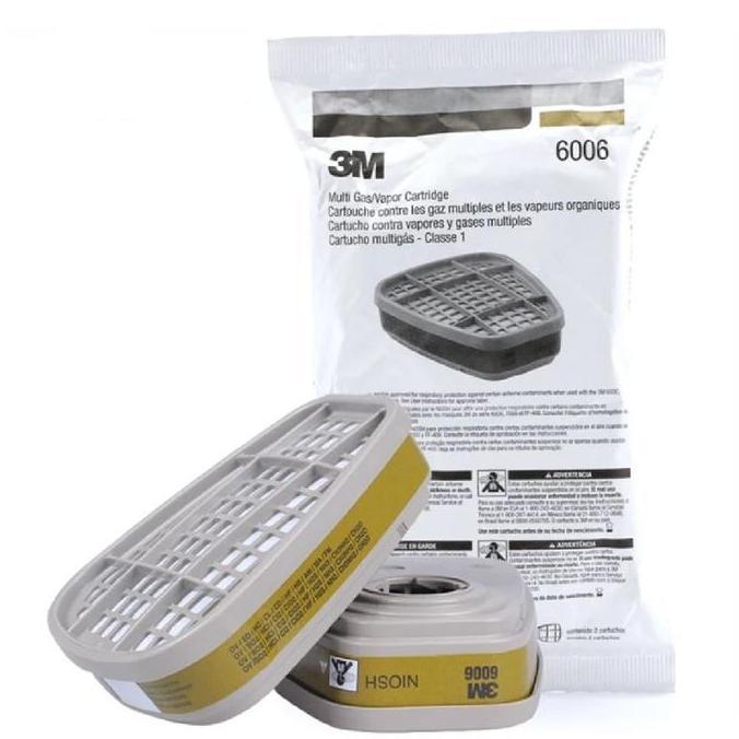 Masker 3M 6200 Respirator + Cartridge filter 3M 6006 Complete Set