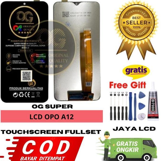 Lcd Opo A12 Original / Lcd Opo A12 Fullset Original / OgSuper Led
