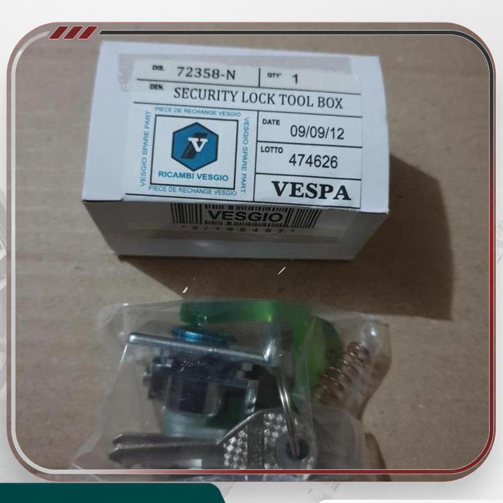 Kunci Laci Bagasi Box Vespa Super Sprint Px