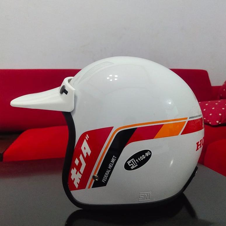 BIG SALE HELM HONDA GANK ORIGINAL SNI KACA DATAR