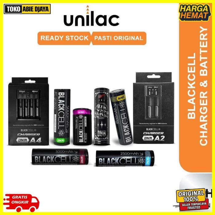 Terlaris Authentic Baterai 18650 Blackcell Dna 2500Mah | 3000Mah | 3500Mah | 5000Mah Battery Black C