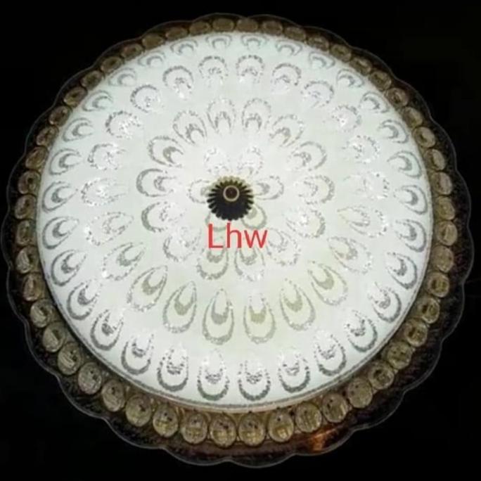 Lampu Hias Plafon / Ceiling Lamp 50Cm Kristal Led 4 Warna 8501