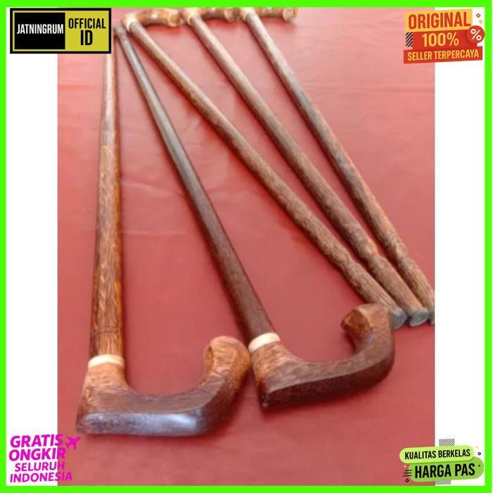 Original Tongkat Jalan/ Tongkat Bantu Jalan Lansia/ Tongkat Kayu Aren