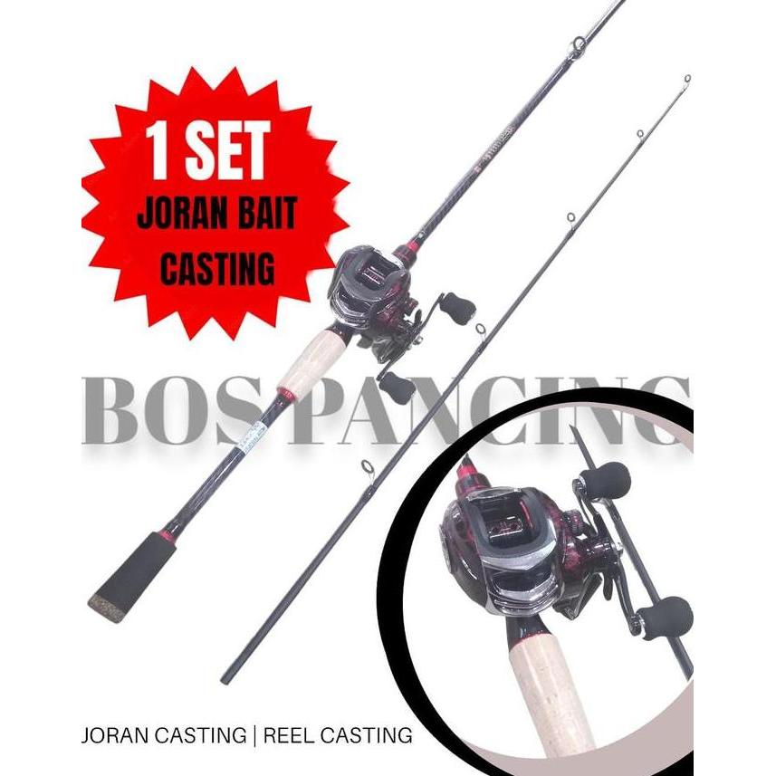 Joran Set Bait Casting 602